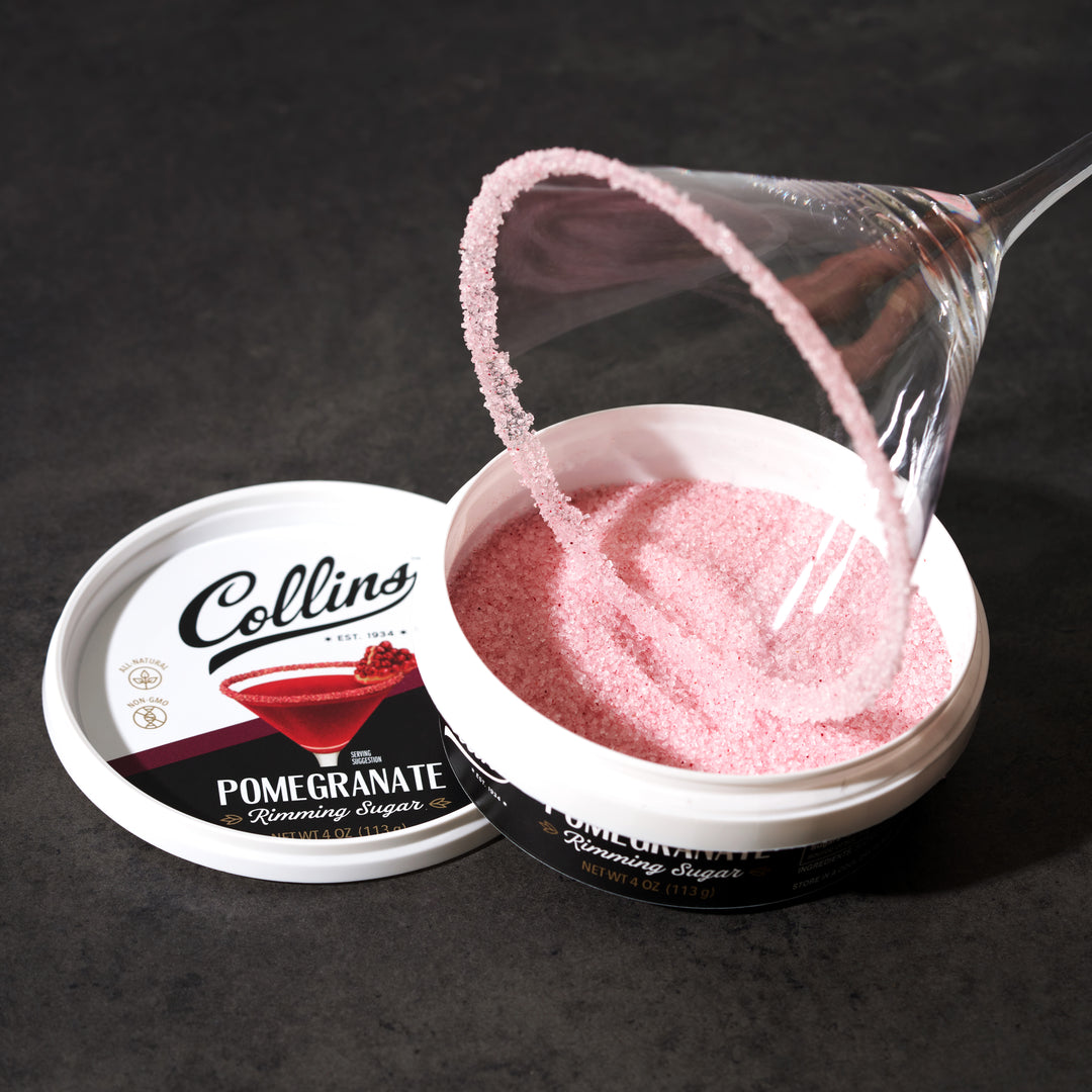 Pomegranate Rimming Sugar 4 oz