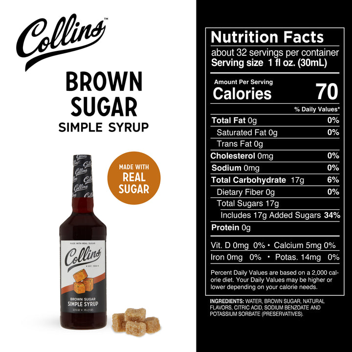 Brown Sugar Simple Syrup 32 oz.