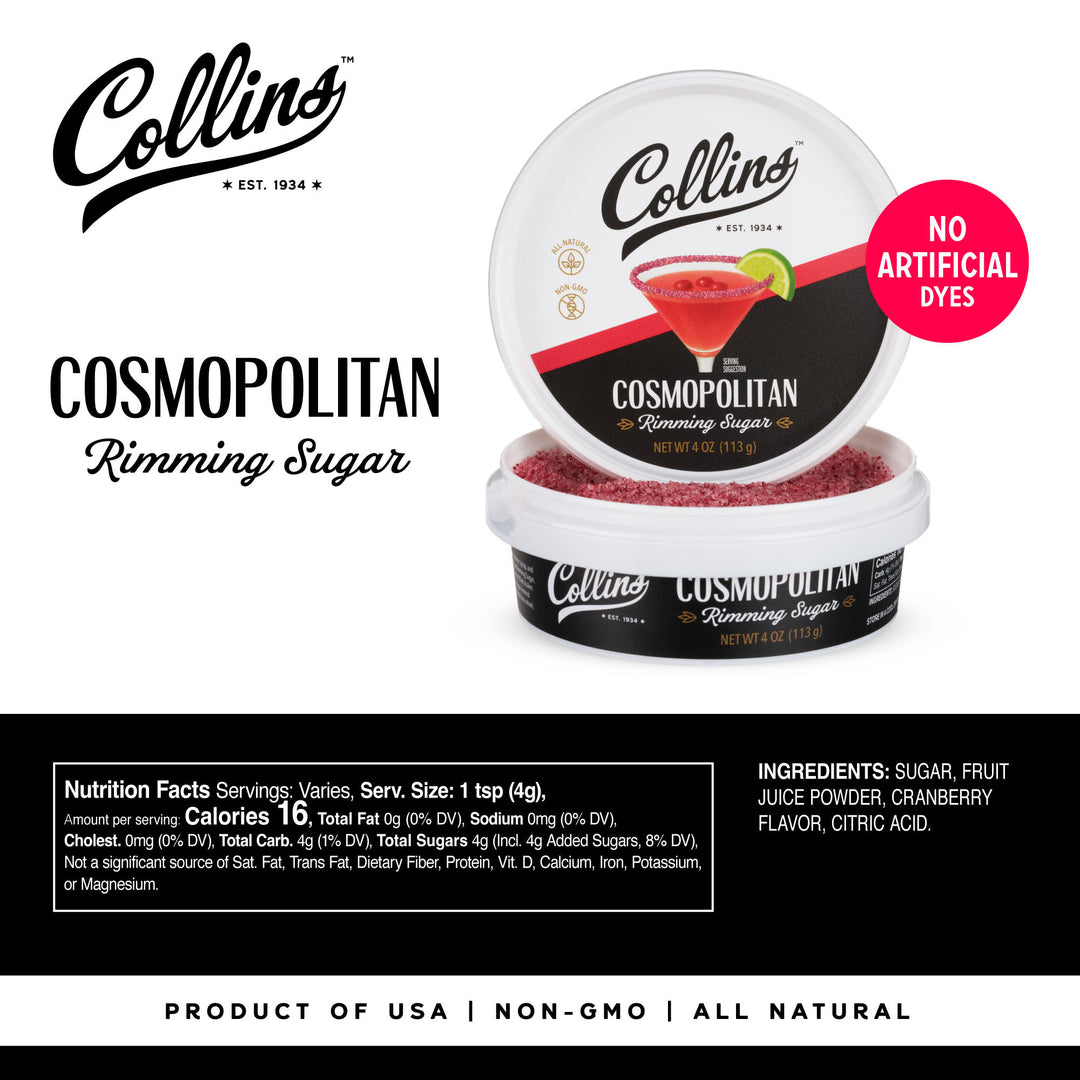 Cosmopolitan Rimming Sugar 4 oz
