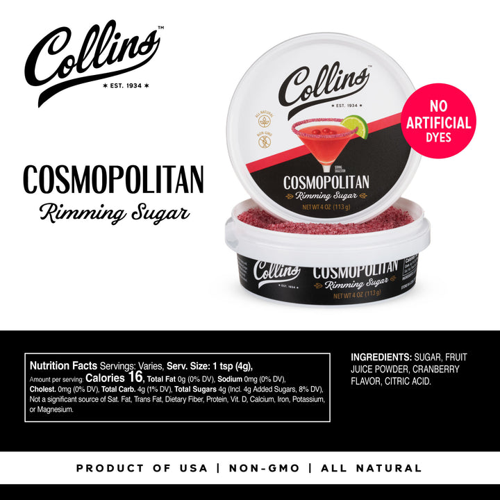 Cosmopolitan Rimming Sugar 4 oz