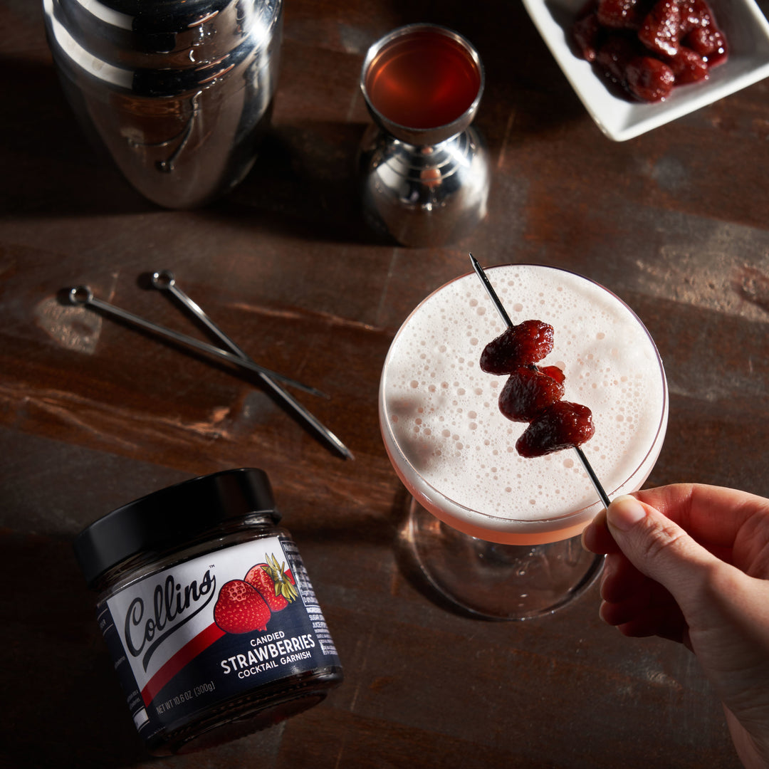 Candied Strawberries in Syrup 10.6 oz , Set of 6