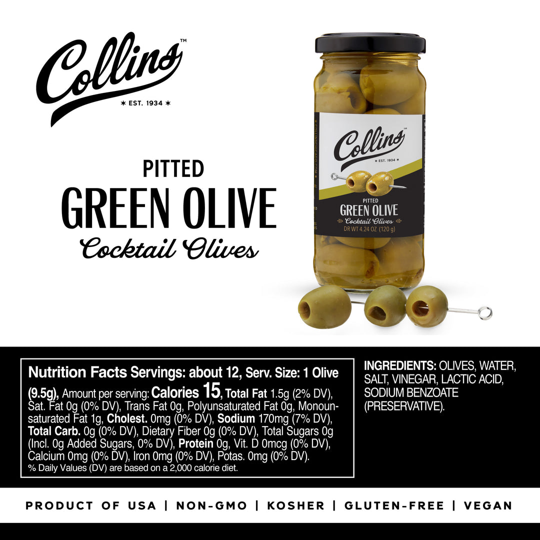 Pitted Olives 4.25 oz