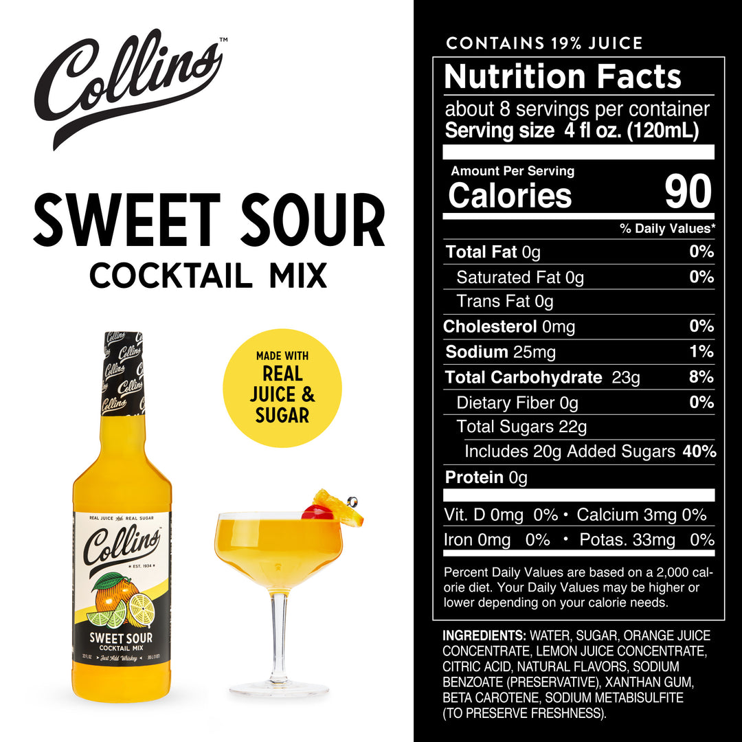 Sweet &amp; Sour Cocktail Mix 32 oz
