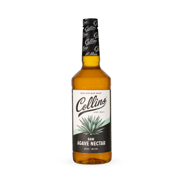 Collins Raw Agave Nectar, Made with Real Agave, Natural Sweetener for  Cocktails, Tea, Coffee, and Baking, Smooth and Mild Flavor, Home Bars,  Party Essentials, Bartending Supplies, 32 oz, Set of 1