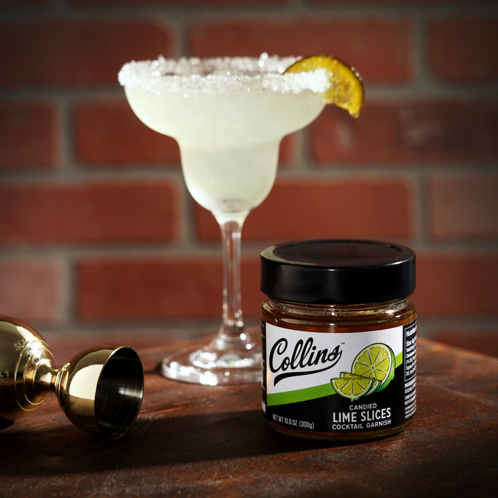 Collins Candied Lime Slices in Syrup 10.6 oz