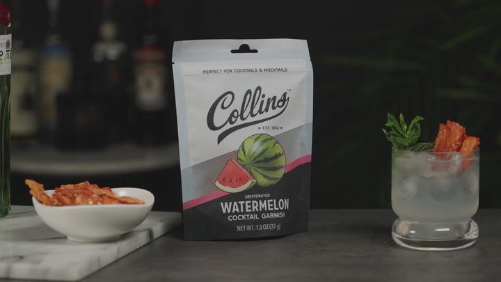 Dehydrated Watermelon Cocktail Garnish, 1.3 oz
