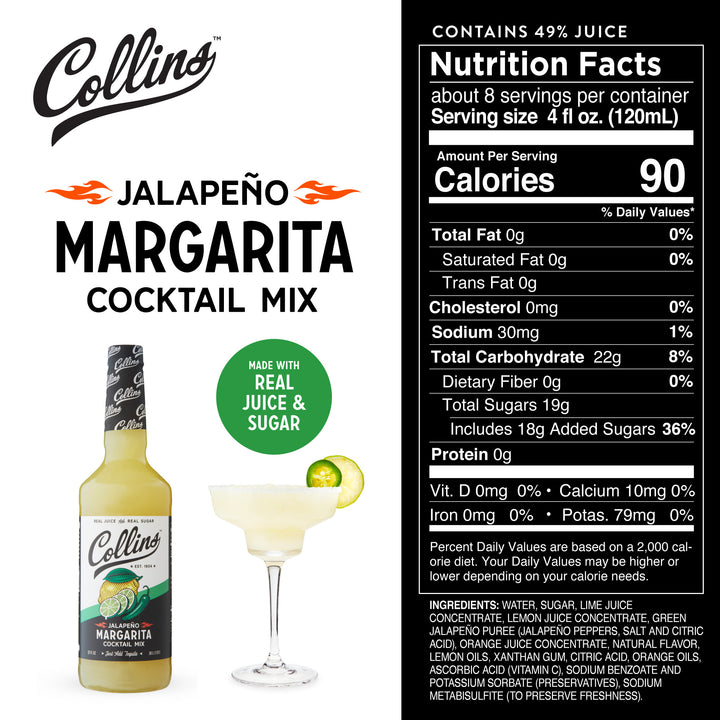 Jalapeno Margarita Cocktail Mix 32 oz
