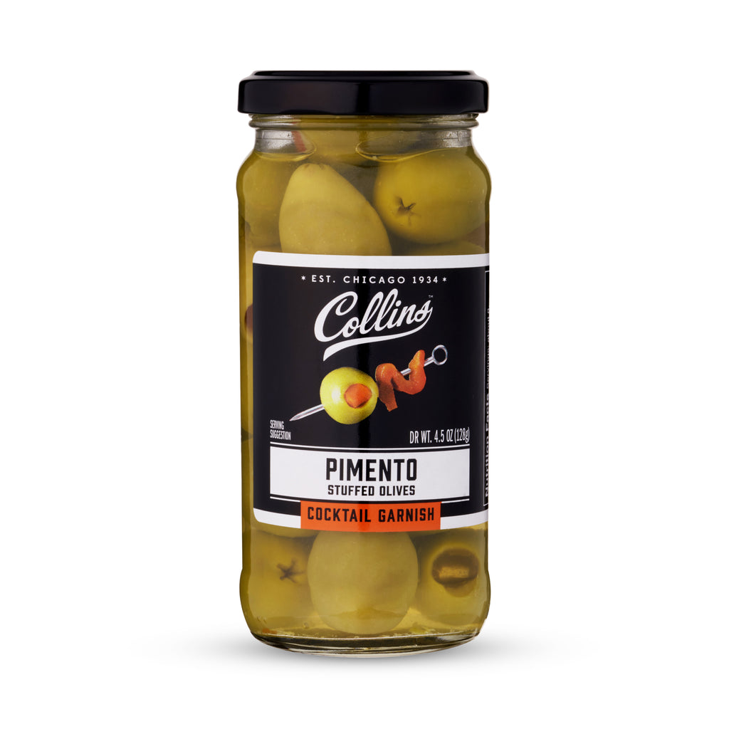 Collins Pimento Olives | Spanish Pimento Stuffed Martini Olives