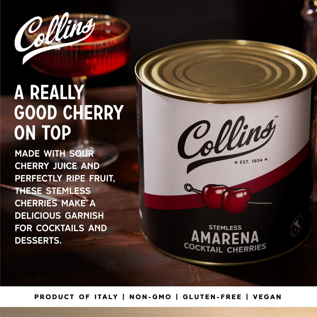CEDES MILANO（現Lorenzi MILANO）の チューブリンガー Collins Amarena Cherries - Garnish, Cocktails, Desserts, Gluten