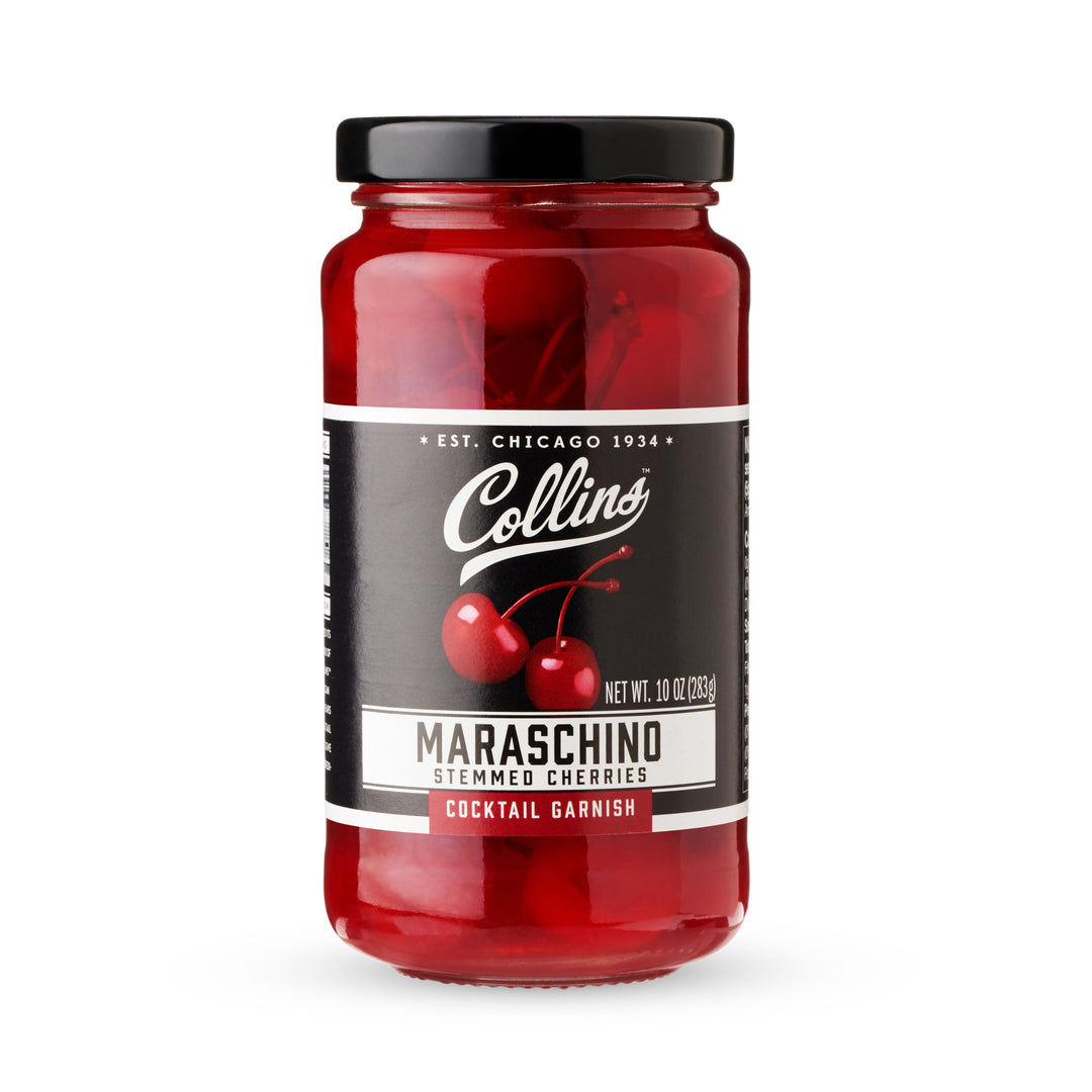 Collins Stemmed Maraschino Cocktail Cherries - Royal Anne Cherries