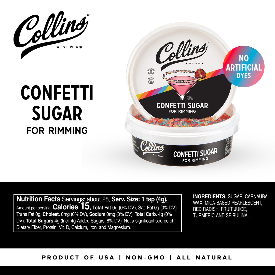 Confetti Rimming Sugar 4 oz
